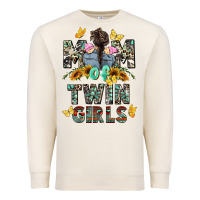 Sandshell mom of twin girls mother's day Premium Sweatshirt - CowGirlArtShop