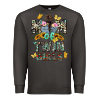 Smoke mom of twin girls mother's day Premium Sweatshirt - CowGirlArtShop