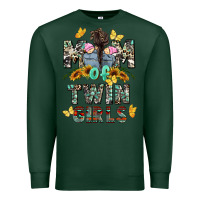 Sports Green mom of twin girls mother's day Premium Sweatshirt - CowGirlArtShop