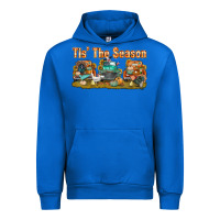 Cobalt thanksgiving tis' the season with trucks bbs Urban Hoodie - BundleAndBundleShop