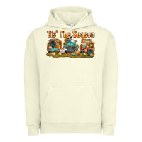 Pigment Pistachio thanksgiving tis' the season with trucks bbs Urban Hoodie - BundleAndBundleShop