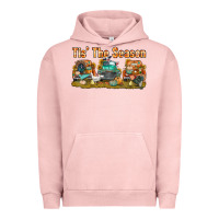 Pigment Salmon thanksgiving tis' the season with trucks bbs Urban Hoodie - BundleAndBundleShop