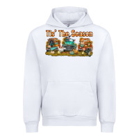 White thanksgiving tis' the season with trucks bbs Urban Hoodie - BundleAndBundleShop