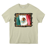Mossy distressed mexico flag Heavy Core Tee - BarkalooDesign