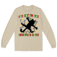 Mushroom it's fine i'm fine everything is fine Long Sleeve Tee - MaliasSmallBusiness