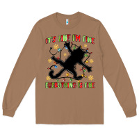 Toasted Coconut it's fine i'm fine everything is fine Long Sleeve Tee - MaliasSmallBusiness