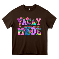 Chocolate Brown vacay mode Heavy Core Tee - AdoDesignShop