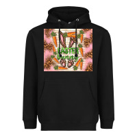 Black easter bunny with carrots Heavyweight Hoodie - TumblerDesignByShophia