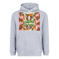 Heather Grey easter bunny with carrots Heavyweight Hoodie - TumblerDesignByShophia