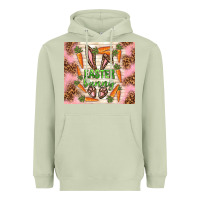 Matcha easter bunny with carrots Heavyweight Hoodie - TumblerDesignByShophia