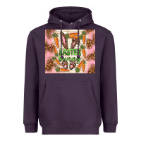 Plum easter bunny with carrots Heavyweight Hoodie - TumblerDesignByShophia