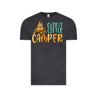 Vintage Black cutest little camper Vintage Tee - MaliasSmallBusiness