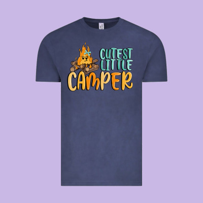 Cutest Little Camper Vintage Tee Designed By Maliassmallbusiness
