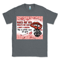 Charcoal Heather roses are red violets are blue i have 5  fingers t Classic Tee - MaliasSmallBusiness