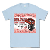 Dusty Blue roses are red violets are blue i have 5  fingers t Classic Tee - MaliasSmallBusiness
