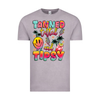 Tanned Tattled And Tipsy Vintage Tee | Teevron
