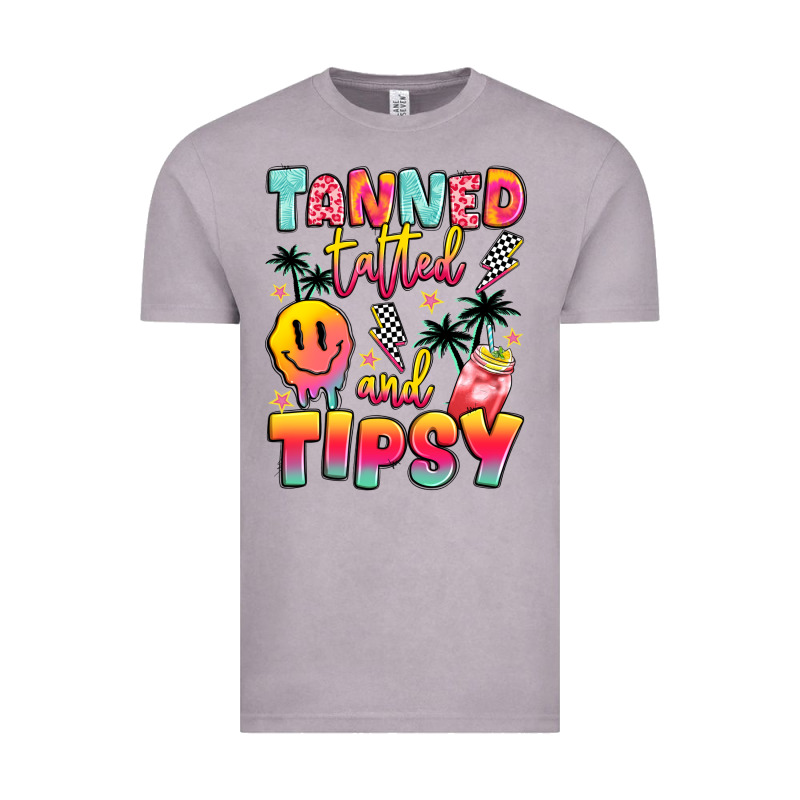 Tanned Tattled And Tipsy Vintage Tee by JahusDesignShop | Teevron