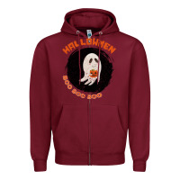 Burgundy Daddy Shark Boo Boo Zipper Hoodie - Bettercallsaul