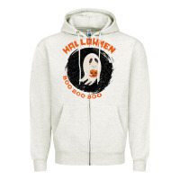 Oatmeal Heather Daddy Shark Boo Boo Zipper Hoodie - Bettercallsaul