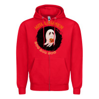 Red Daddy Shark Boo Boo Zipper Hoodie - Bettercallsaul