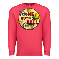 Cardinal take me out to the ball game softball Premium Sweatshirt - CowGirlArtShop