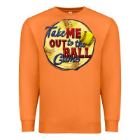 Carrot take me out to the ball game softball Premium Sweatshirt - CowGirlArtShop