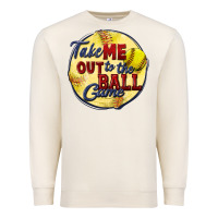 Sandshell take me out to the ball game softball Premium Sweatshirt - CowGirlArtShop