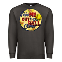 Smoke take me out to the ball game softball Premium Sweatshirt - CowGirlArtShop