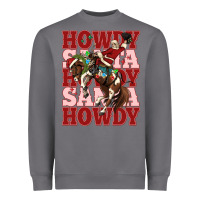 Storm howdy santa cowboy christmas Heavyweight Sweatshirt - MaliasSmallBusiness