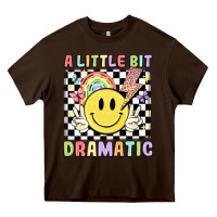 Chocolate Brown a little bit dramatic Heavy Core Tee - JahusDesignShop