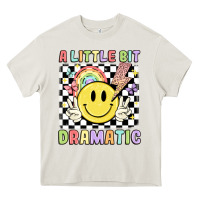 Cream a little bit dramatic Heavy Core Tee - JahusDesignShop