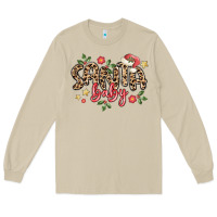 Mushroom santa baby Long Sleeve Tee - MaliasSmallBusiness