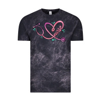 Cloud Black nurse heart Vintage Tee - MaliasSmallBusiness