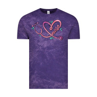 Cloud Purple nurse heart Vintage Tee - MaliasSmallBusiness