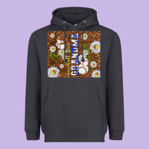 Baseball Grandma Heavyweight Hoodie Designed By Tumblerdesignbyshophia