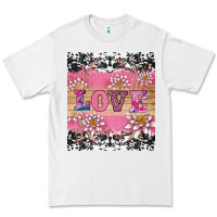 White v.d love and lotus tumbler Premium Tee - AdoDesignShop