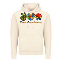 Vintage Artic Peace Love Autism Vintage Hoodie - Jasminsmagicworld