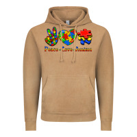 Vintage Camel Peace Love Autism Vintage Hoodie - Jasminsmagicworld