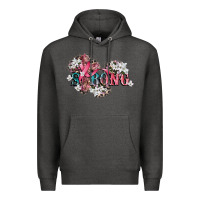 Charcoal Heather strong cancer awareness Premium Hoodie - CowGirlArtShop