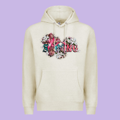 Strong Cancer Awareness Premium Hoodie Designed By Cowgirlartshop