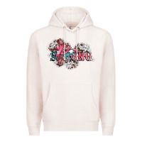 Pale Pink strong cancer awareness Premium Hoodie - CowGirlArtShop