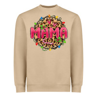 Mushroom mama christmas lights Heavyweight Sweatshirt - MaliasSmallBusiness