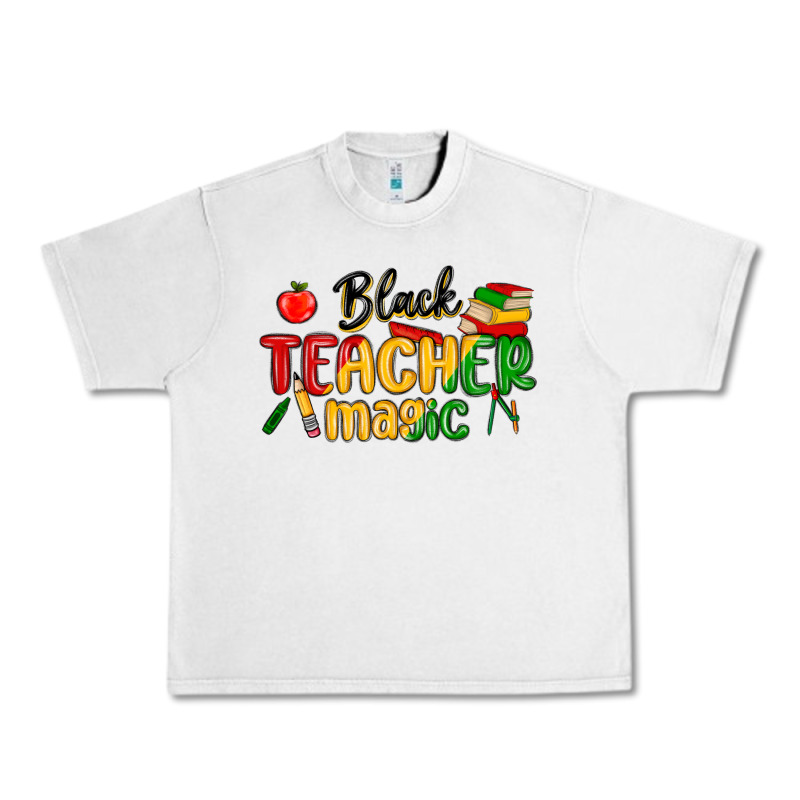 Black Teacher Magic Juneteenth Urban Heavy Tee by MaliasSmallBusiness | Teevron