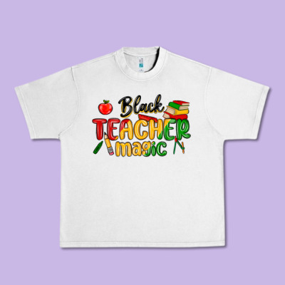 Black Teacher Magic Juneteenth Urban Heavy Tee Designed By Maliassmallbusiness