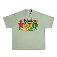 Oil Green black teacher magic juneteenth Urban Heavy Tee - MaliasSmallBusiness