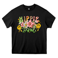 Black hippie soul Heavy Core Tee - JahusDesignShop