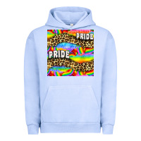 Pigment Grape Ice Pride lgbtq leopard with love and rainbow seamless Urban Hoodie - BundleAndBundleShop