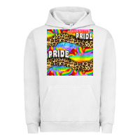 Pigment Lunar Rock Pride lgbtq leopard with love and rainbow seamless Urban Hoodie - BundleAndBundleShop