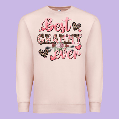 Best Grammy Ever Mother's Day Premium Sweatshirt Designed By Cowgirlartshop