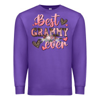 Purple best grammy ever mother's day Premium Sweatshirt - CowGirlArtShop